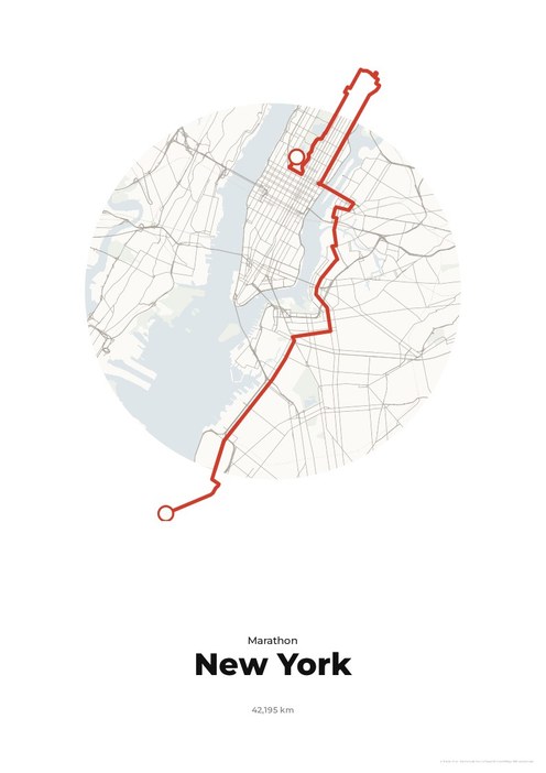Strecke TCS New York City Marathon
