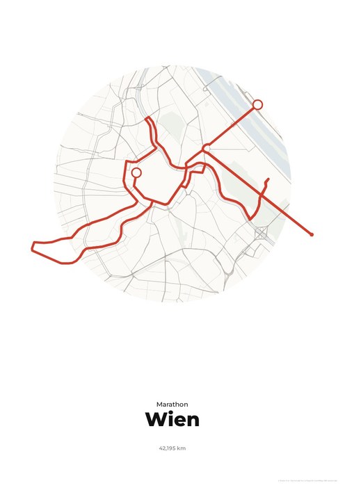 Strecke Vienna City Marathon