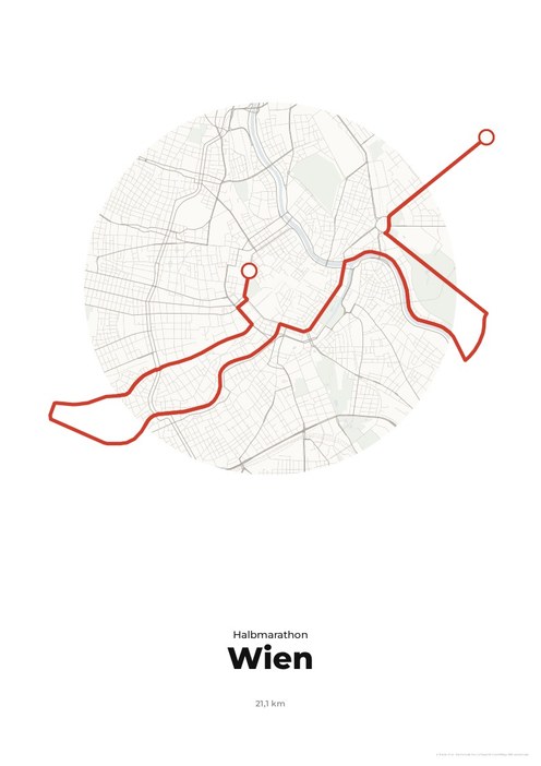 Strecke Wiener Städtische Halbmarathon