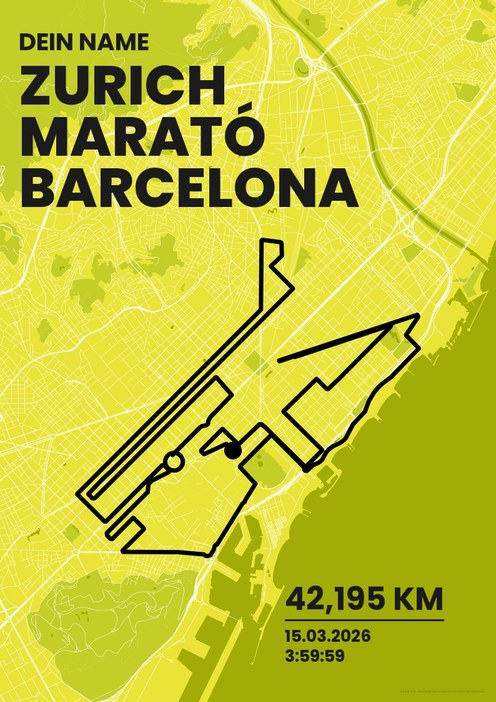 Zurich Marató Barcelona im Design Bestzeit Isotonisch