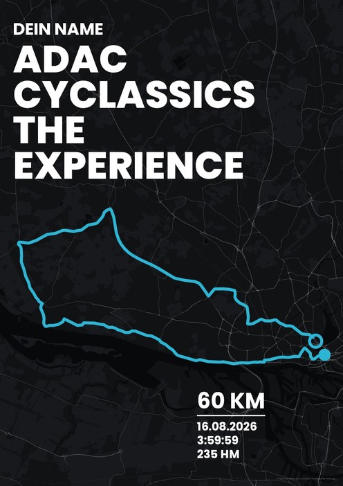 ADAC Cyclassics The Experience im Design Bestzeit Stirnlampe