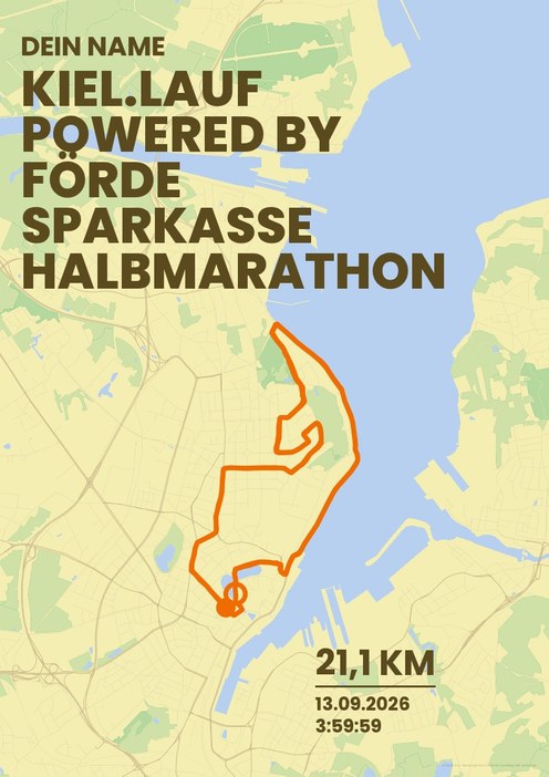 Kiel.Lauf powered by Förde Sparkasse – Halbmarathon im Design Bestzeit Morgenlauf