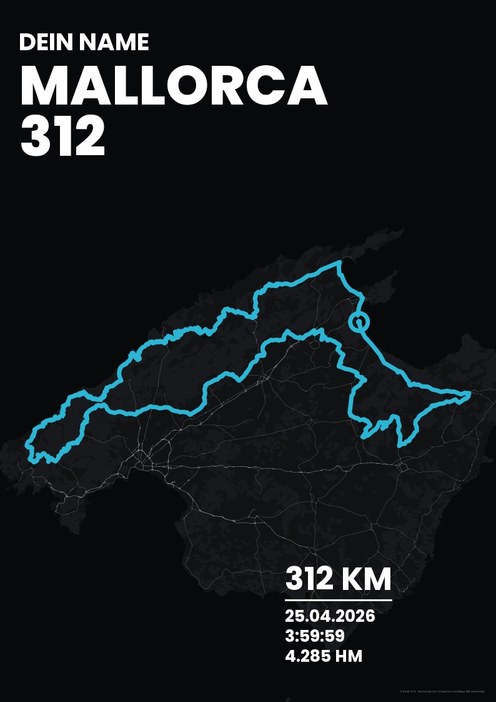 Mallorca 312 im Design Bestzeit Stirnlampe
