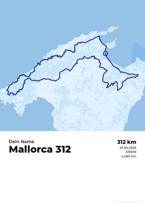 Mallorca 312 im Design Zwischenzeit Regenlauf
