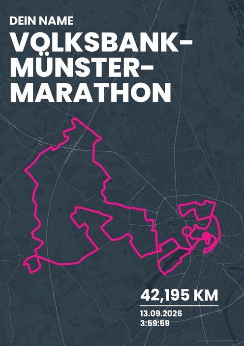 Volksbank-Münster-Marathon im Design Bestzeit Stadtlauf