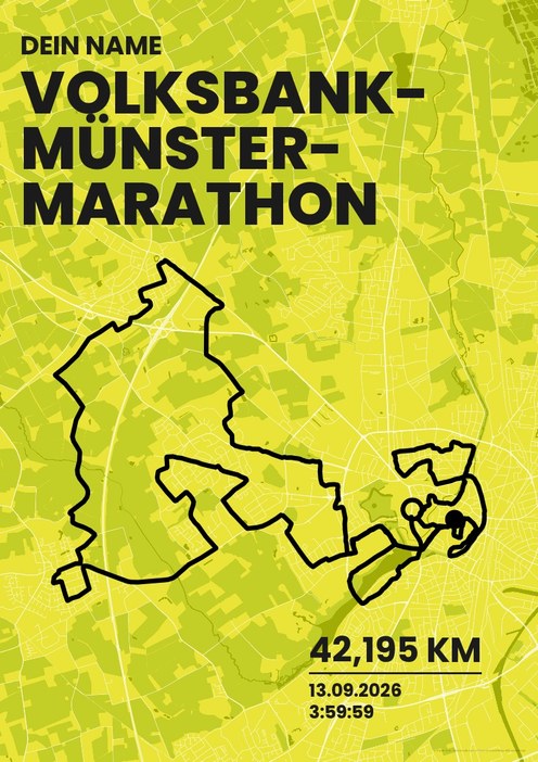 Volksbank-Münster-Marathon im Design Bestzeit Isotonisch