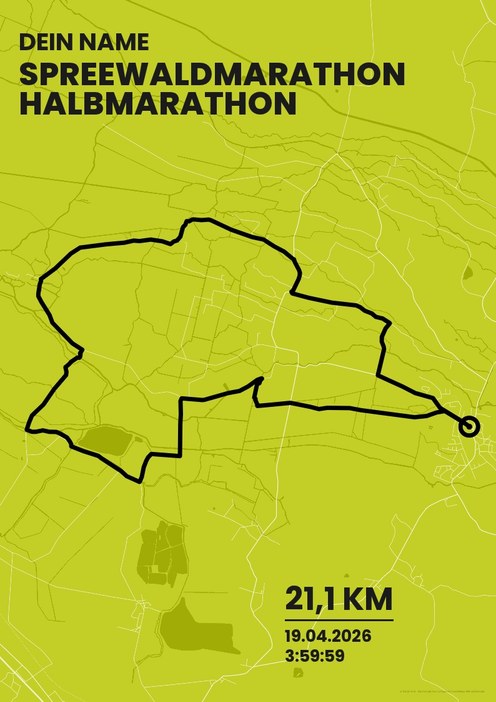 Spreewaldmarathon – Halbmarathon im Design Bestzeit Isotonisch