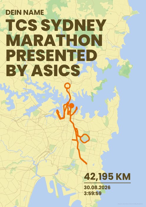 TCS Sydney Marathon presented by ASICS im Design Bestzeit Morgenlauf