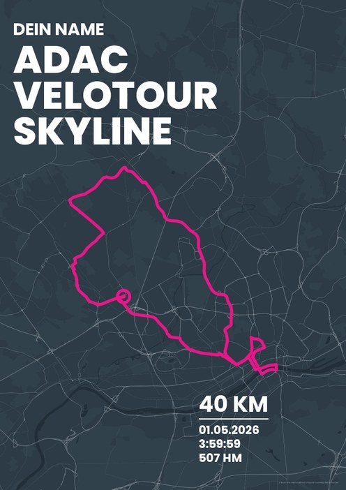 ADAC Velotour Skyline im Design Bestzeit Stadtlauf