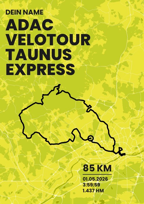 ADAC Velotour Taunus Express im Design Bestzeit Isotonisch