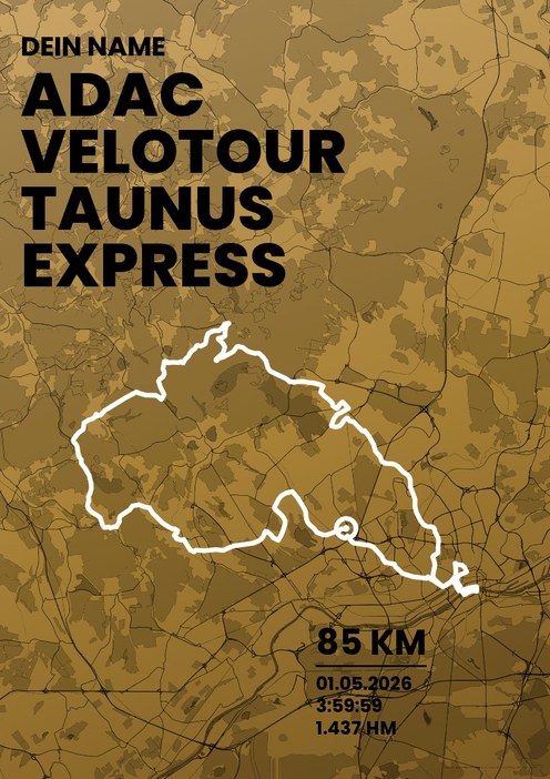 ADAC Velotour Taunus Express im Design Bestzeit Siegerehrung