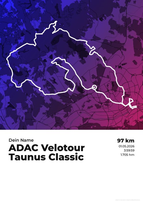 ADAC Velotour Taunus Classic im Design Zwischenzeit Zielparty